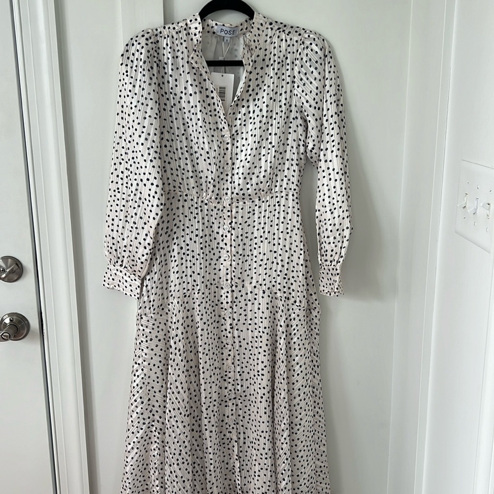 NWT Pose Polka Dot Dress Size S